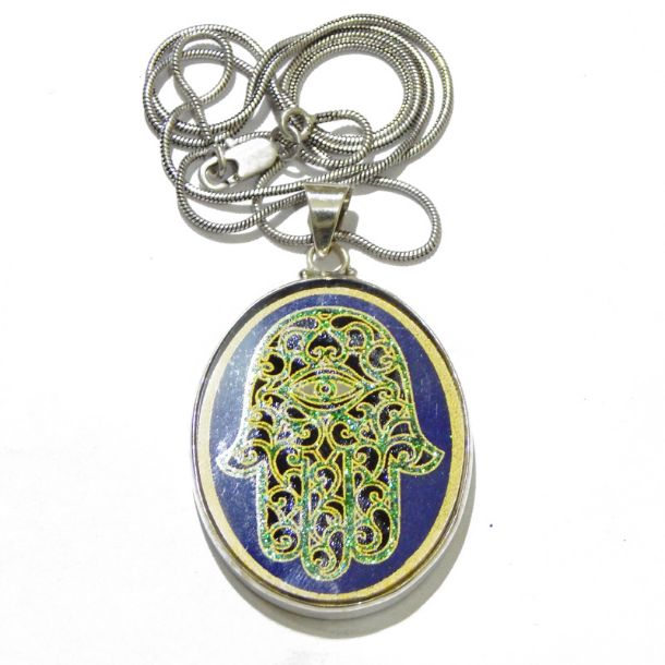 Hamsa Sacred Geometric Pendant