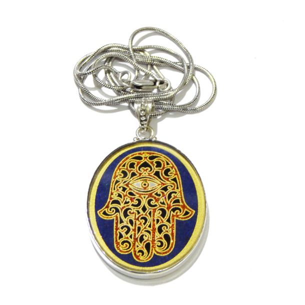 Hamsa Sacred Geometric Pendant