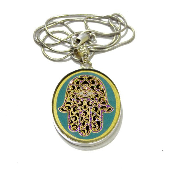 Hamsa Sacred Geometric Pendant