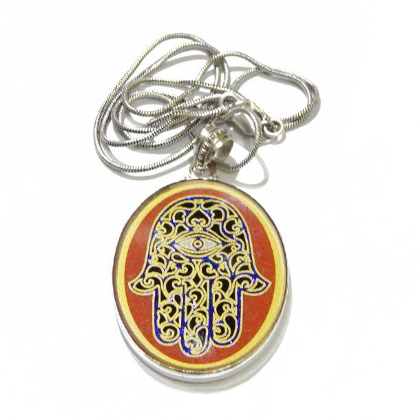 Hamsa Sacred Geometric Pendant