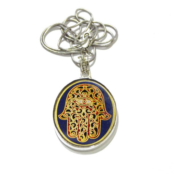 Hamsa Sacred Geometric Pendant