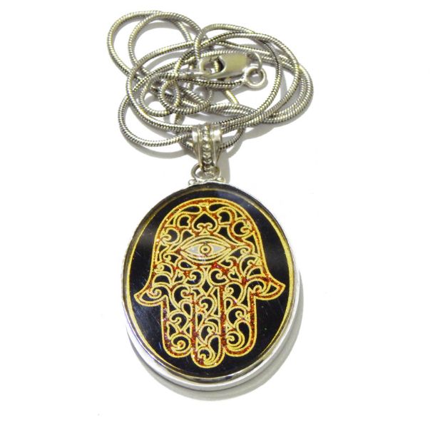 Hamsa Sacred Geometric Pendant