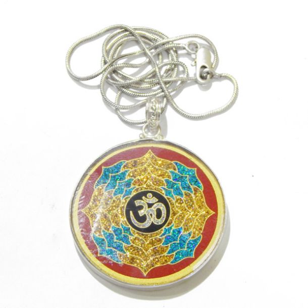 Aum (OM) Sacred Geometric Pendant