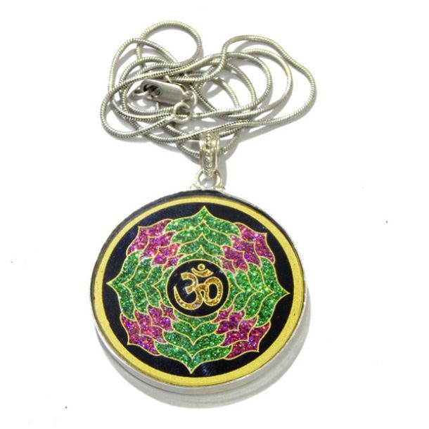 Aum (OM) Sacred Geometric Pendant