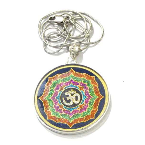 Aum (OM) Sacred Geometric Pendant