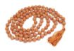 Picture of Peach Moonstone Mala : 108+1 Beads Knotted Mala