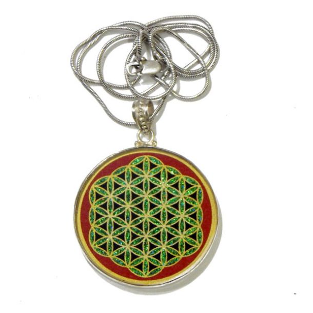 Flower of Life Sacred Geometric Pendant