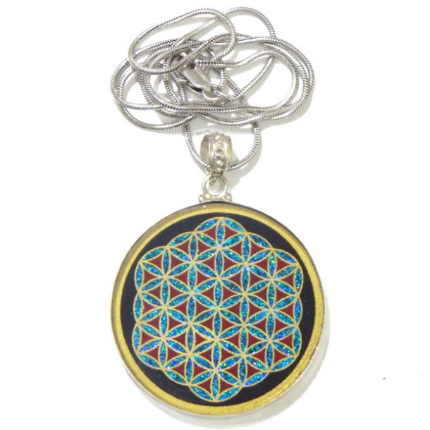 Flower of Life Sacred Geometric Pendant