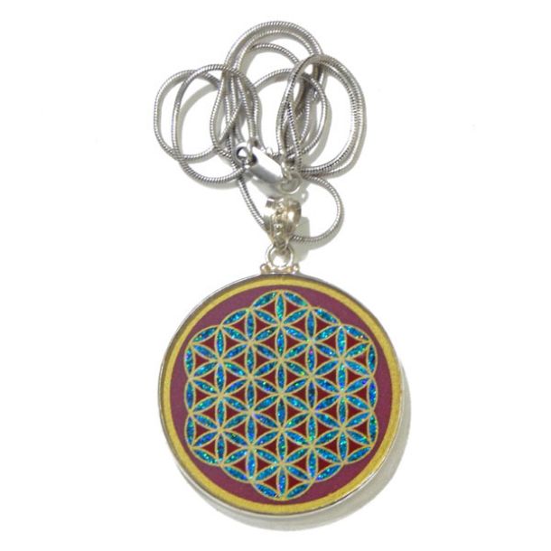 Flower of Life Sacred Geometric Pendant