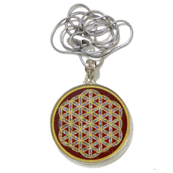 Flower of Life Sacred Geometric Pendant