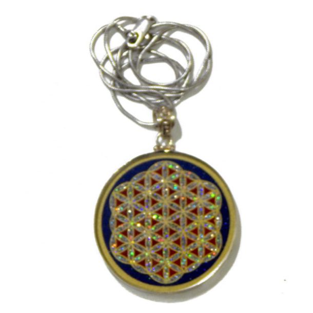 Flower of Life Sacred Geometric Pendant