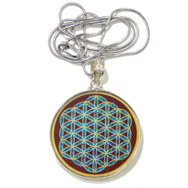 Flower of Life Sacred Geometric Pendant