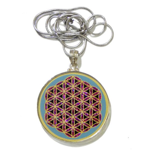 Flower of Life Sacred Geometric Pendant