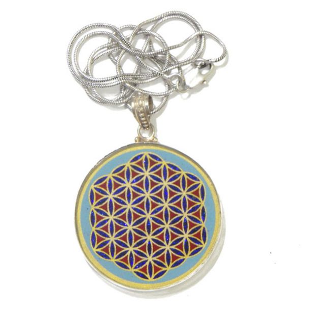 Flower of Life Sacred Geometric Pendant