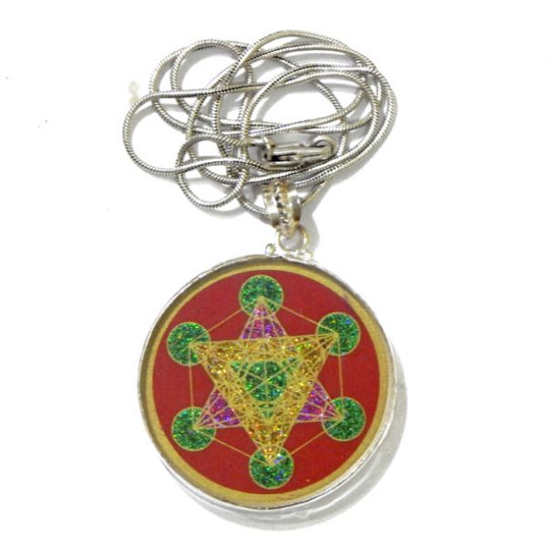 Metatron's' Cube Sacred Geometric Pendant