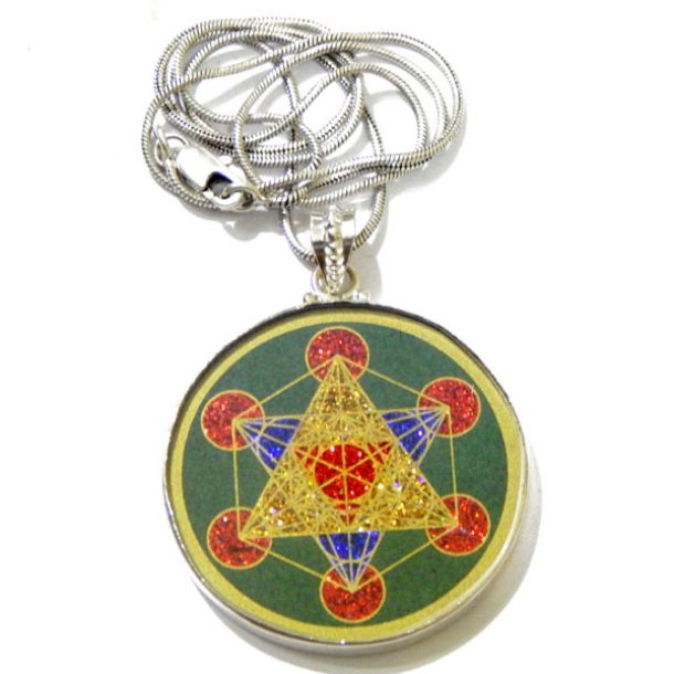 Metatron's' Cube Sacred Geometric Pendant