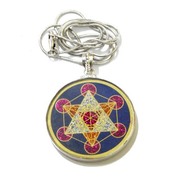 Metatron's' Cube Sacred Geometric Pendant