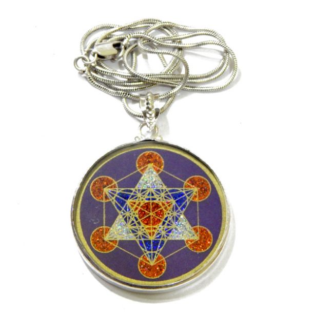 Metatron's' Cube Sacred Geometric Pendant