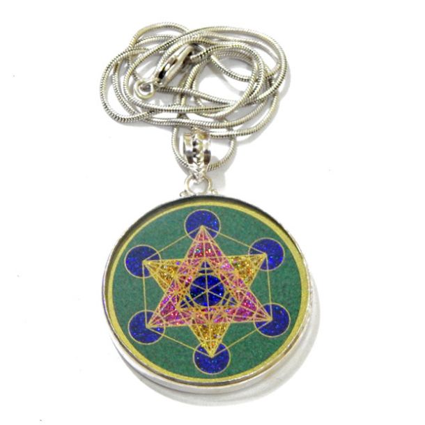 Metatron's' Cube Sacred Geometric Pendant