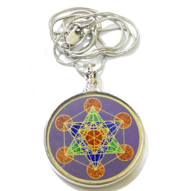 Metatron's' Cube Sacred Geometric Pendant