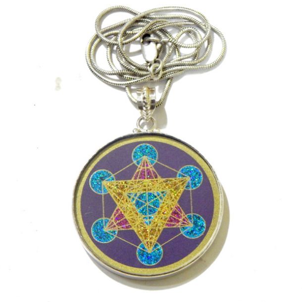 Metatron's' Cube Sacred Geometric Pendant