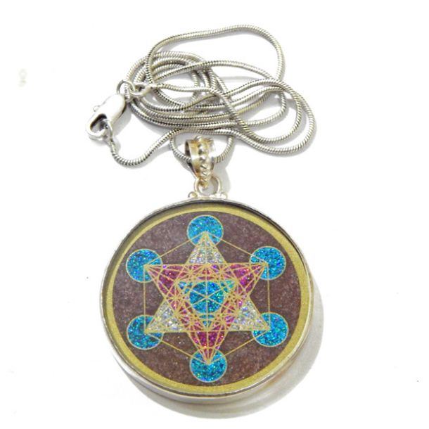 Metatron's' Cube Sacred Geometric Pendant