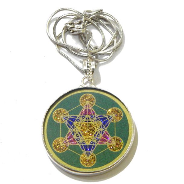 Metatron's' Cube Sacred Geometric Pendant