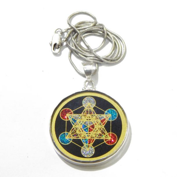 Metatron's' Cube Sacred Geometric Pendant